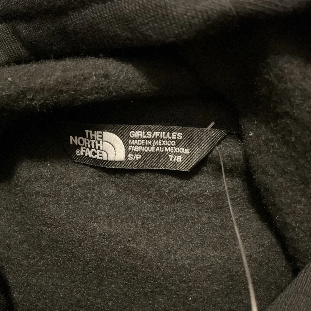 The North Face Girls Fleece Pullover Hoodie Black - Picture 6 of 9